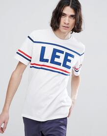 Белая футболка с логотипом в стиле 90-х Lee - Белый 1213860