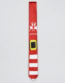 Новогодний галстук SSDD - Красный 1158319