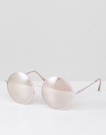 Круглые солнцезащитные очки в оправе цвета розового золота Jeepers Pee Jeepers Peepers 1231283
