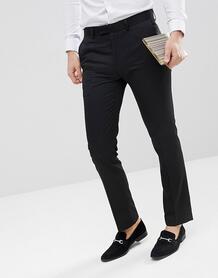 Черные строгие брюки зауженного кроя Moss London - Черный MOSS BROS 1226590