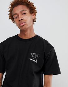 Черная футболка с логотипом Diamond Supply - Черный 1234489
