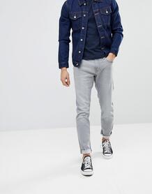 Серые выбеленные джинсы узкого кроя Esprit - Серый EDC by Esprit 1256079