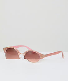 Розовые солнцезащитные очки в стиле ретро с блестками AJ Morgan 1248075
