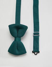 Зеленый трикотажный галстук-бабочка ASOS DESIGN - Зеленый 1212891
