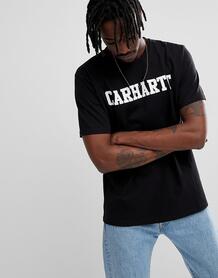 Черная футболка Carhartt WIP College - Черный 1166918