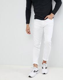 Белые джинсы скинни с логотипом Love Moschino - Белый 1233568