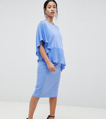 Двухслойное платье на одно плечо ASOS DESIGN Maternity Nursing - Синий ASOS Maternity - Nursing 1240052