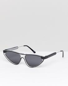 Черные узкие солнцезащитные очки кошачий глаз Spitfire - Черный 1244185