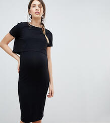 Двухслойное облегающее платье для кормления ASOS DESIGN Maternity ASOS Maternity - Nursing 1247745
