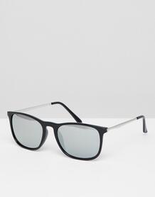 Черные квадратные солнцезащитные очки 7x - Черный 1220605