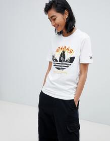 Oversize-футболка с трилистником adidas Skateboarding - Мульти 1164650
