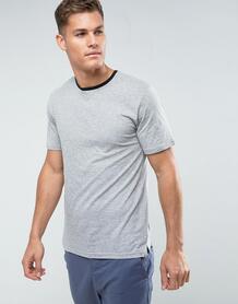 Меланжевая футболка Troy - Серый 1114555