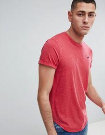 Розовая меланжевая футболка Hollister - Розовый 1257100