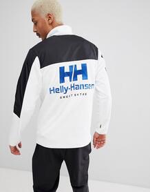 Черная куртка с молнией 1/4 и логотипом на спине SWEET SKTBS x Helly H 1238069