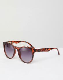 Круглые солнцезащитные очки в черепаховой оправе Jeepers Peepers 1231172