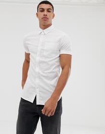 Белая оксфордская рубашка обтягивающего кроя New Look - Белый 1248357