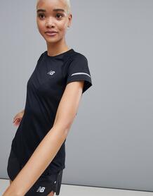 Черная футболка с короткими рукавами New Balance Running Ice - Черный 1210584