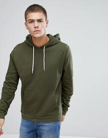 Худи цвета хаки ASOS - Зеленый ASOS DESIGN 1187143