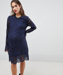 Кружевное платье Mamalicious Premium - Темно-синий Mama Licious 1228865