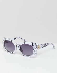 Крупные очки с мраморным эффектом River Island - Мульти 1247886