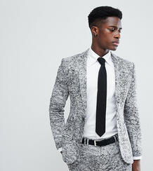 Трикотажный приталенный пиджак Noak - Серый 1179047