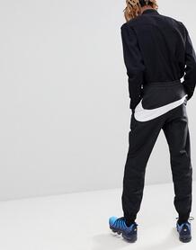 Черные джоггеры с большим логотипом Nike Vaporwave AJ2300-010 - Черный 1153564