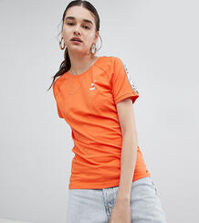 Оранжевая футболка с лентой на рукавах Puma эксклюзивно для ASOS 1251863