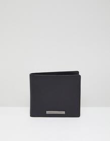Черный кожаный бумажник Armani Exchange - Черный 1202502