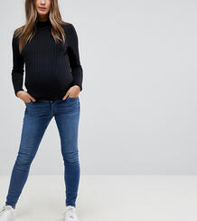 Джинсы скинни для беременных ASOS DESIGN Maternity Tall Ridley - Синий Asos Maternity 1082532
