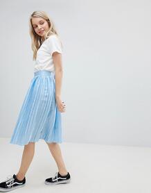Плиссированная юбка с эффектом металлик Glamorous - Синий 1151411