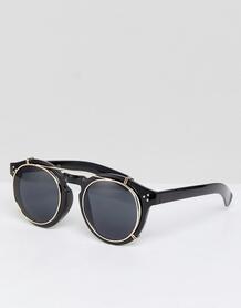Круглые солнцезащитные очки Jeepers Peepers - Черный 1211315