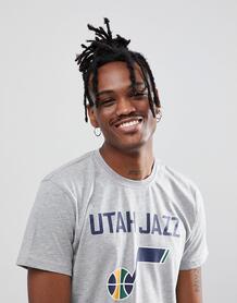Серая футболка New Era NBA Utah Jazz - Серый 1237319