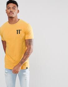 Желтая обтягивающая футболка 11 Degrees - Желтый 1178607
