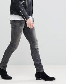 Черные выбеленные джинсы скинни AllSaints - Черный 1169868