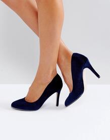 Туфли на высоком каблуке с круглым носком Miss KG - Темно-синий 1078559
