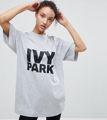 Серая футболка с крупным логотипом Ivy Park - Серый 1217616