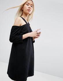 Джинсовое платье ASOS WHITE - Черный 897061