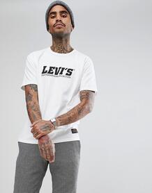 Белая футболка с логотипом на груди Levis Skateboarding - Белый 1202718