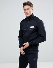 Черная спортивная куртка в стиле ретро New Balance MJ81551_BK - Черный 1230873
