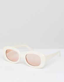 Квадратные солнцезащитные очки в стиле 90-х ASOS - Белый ASOS DESIGN 1186739