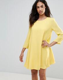 Свободное платье с рукавами-фонариками FRNCH - Желтый 1132730