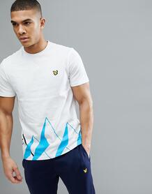 Белая футболка с принтом Lyle & Scott Fitness Douglas - Белый 1224928