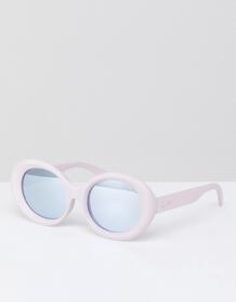 Солнцезащитные очки кошачий глаз в розовой оправе Quay Australia Mess 1199789