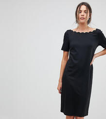 Свободное платье с фактурной отделкой Y.A.S Tall - Черный 1189890