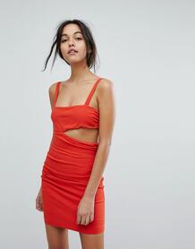 Платье мини с вырезом Bec & Bridge - Красный 1202419