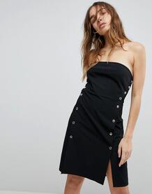 Платье с кнопками Hanger - Черный 1234571