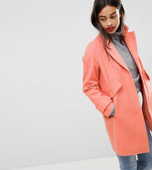 Пальто с карманами ASOS PETITE - Розовый 1167237