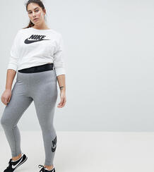 Серые леггинсы с завышенной талией Nike Plus Leg-A-See - Серый 1152804