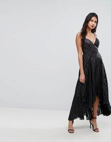 Платье-комбинация со вставками Forever New - Черный 1194551