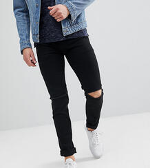 Черные джинсы скинни с рваными коленями Noak - Черный 1175033